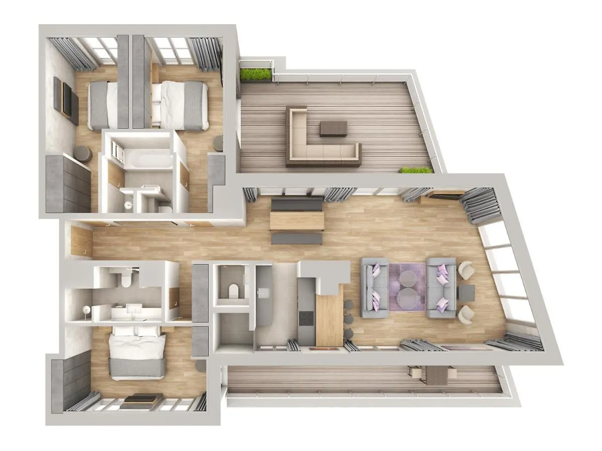 برلين Downtown Apartments Mitte 4*,  ألمانيا